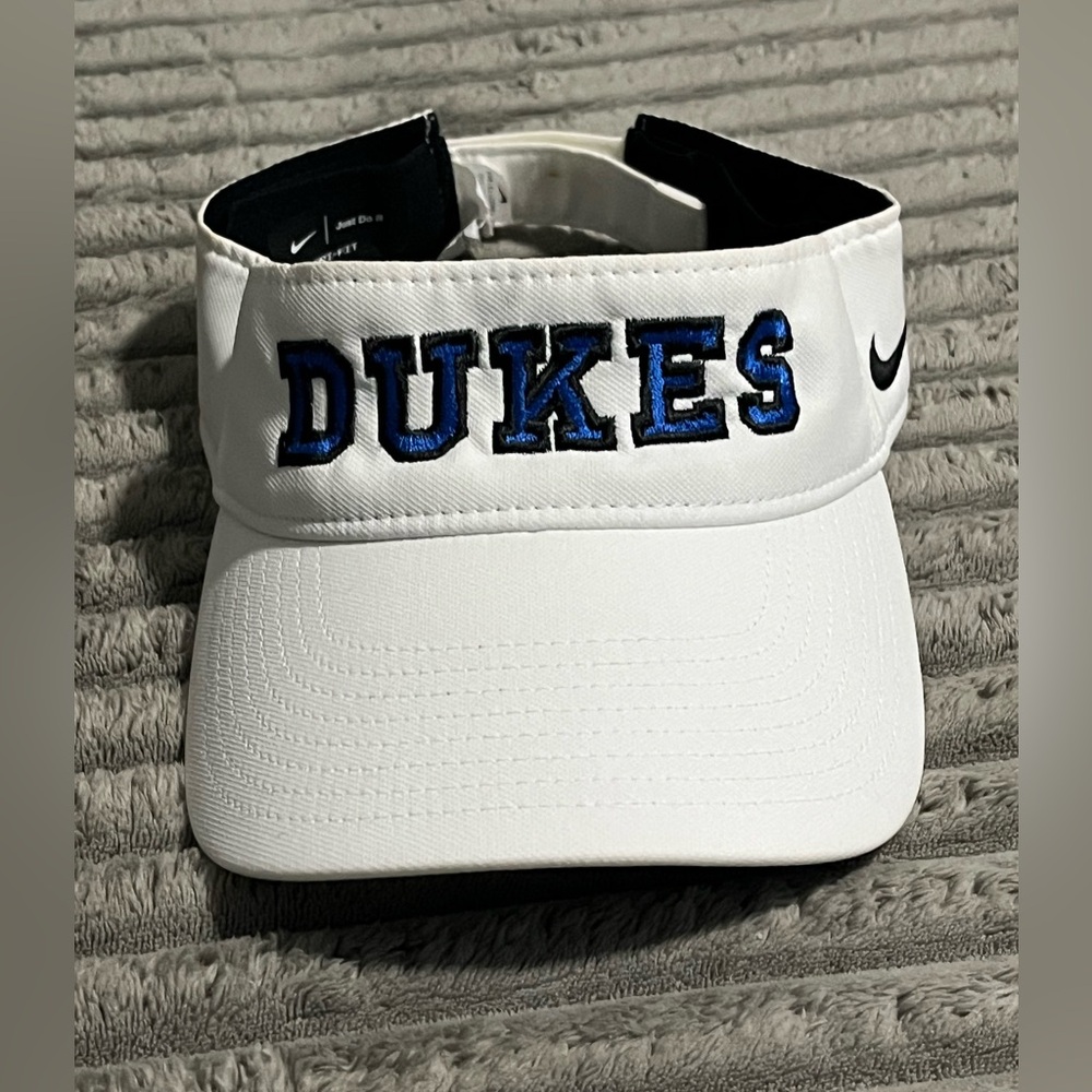 Duke Blue Devils Hat Cap Strapback Nike Dry Fit Black White  NCAA College - Picture 4 of 12